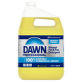 Dawn Professional Manual Pot And Pan Detergent Dish Soap Lemon Scent Liquid Concentrate 1 Gallon - 128oz/4pk
