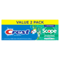 Crest Whitening Plus Scope Toothpaste Minty Fresh Pack Of 2 - (2x5.4)oz/6pk
