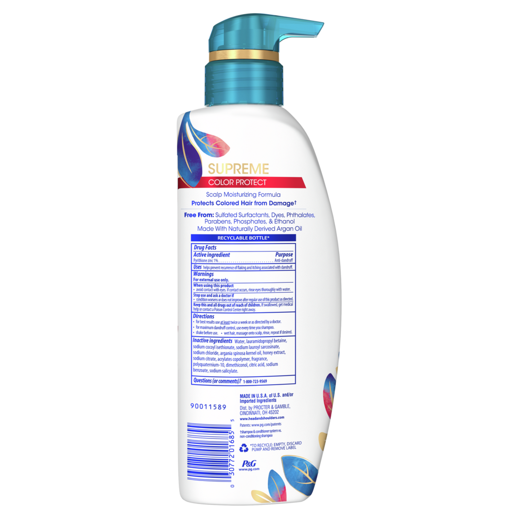 Head & Shoulders Supreme Sulfate Free Color Protect Shampoo - 11.8oz/6pk