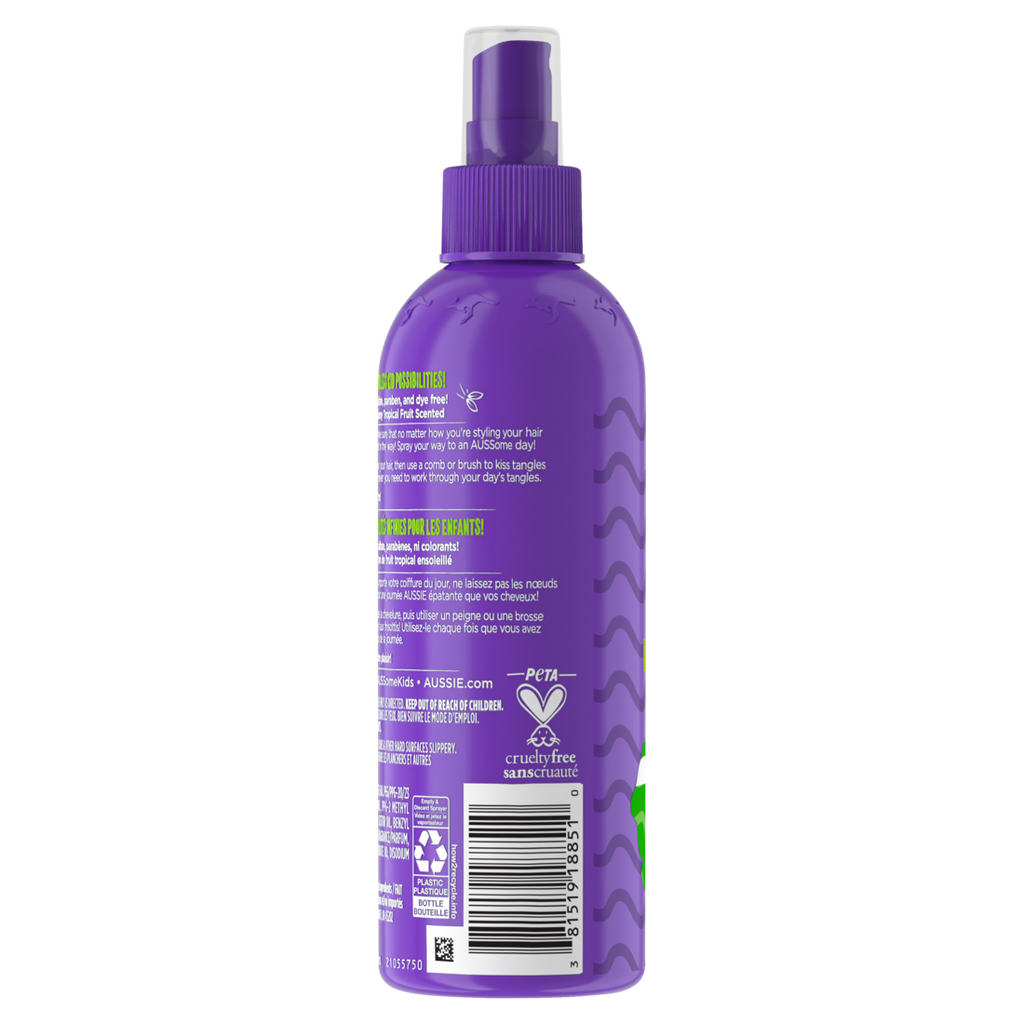 Aussie Kids Moist Detangler For Kids - 8oz/12pk