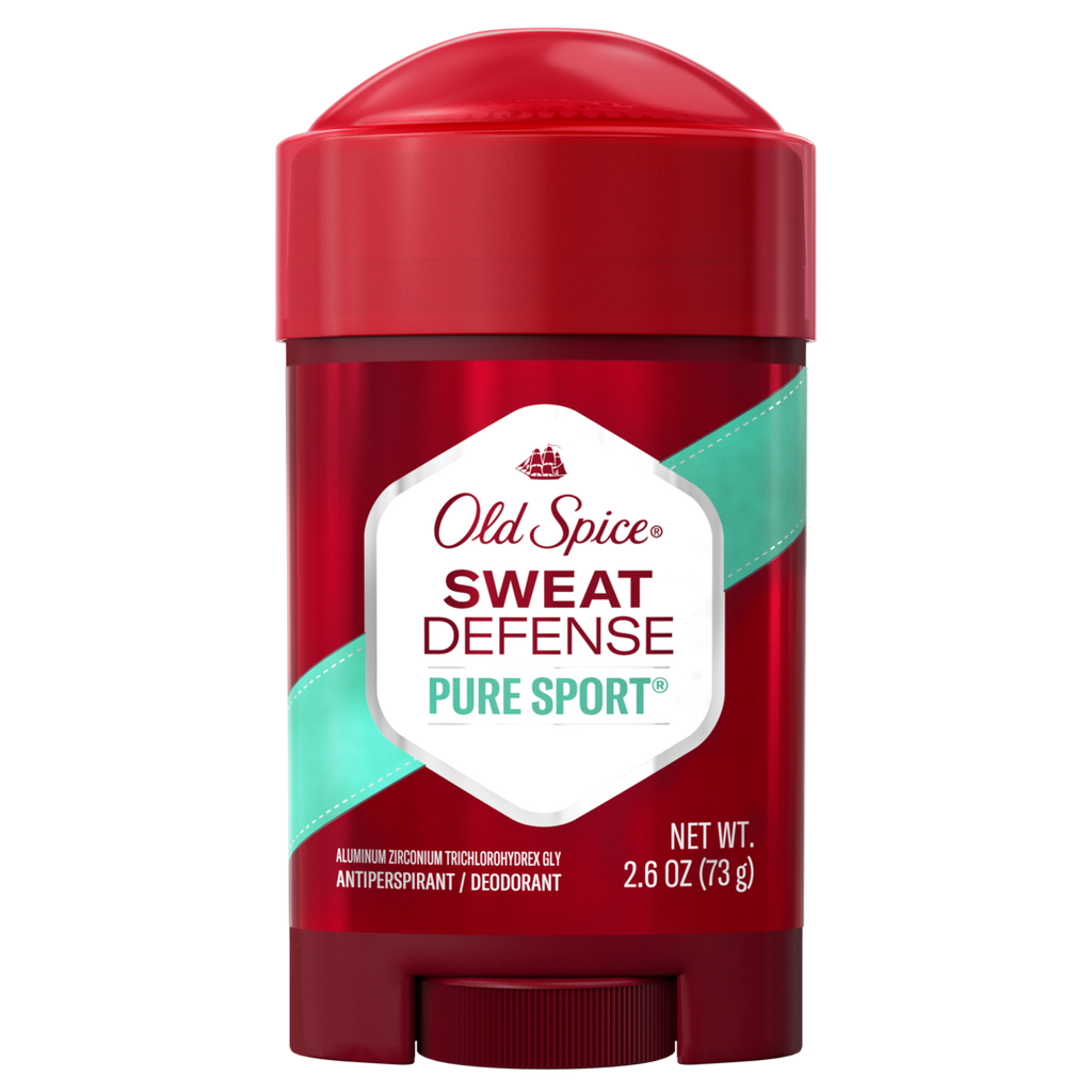 Old Spice Antiperspirant And Deodorant For Men 24/7 Freshness Long Lasting Sweat And Odor Protection Legendary Fragrance Sweat Defense Pure Sport Plus - 2.6oz/12pk