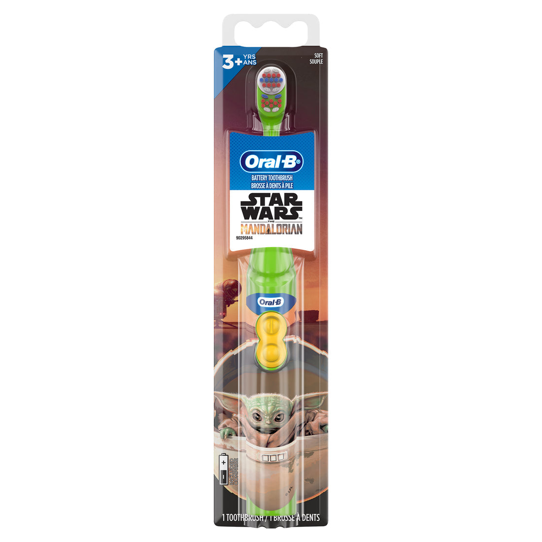 Oral-B Kid's Battery Toothbrush Featuring Lucas Film's Mandalorian Soft Bristles For Kids 3+ - 1ct/24pk