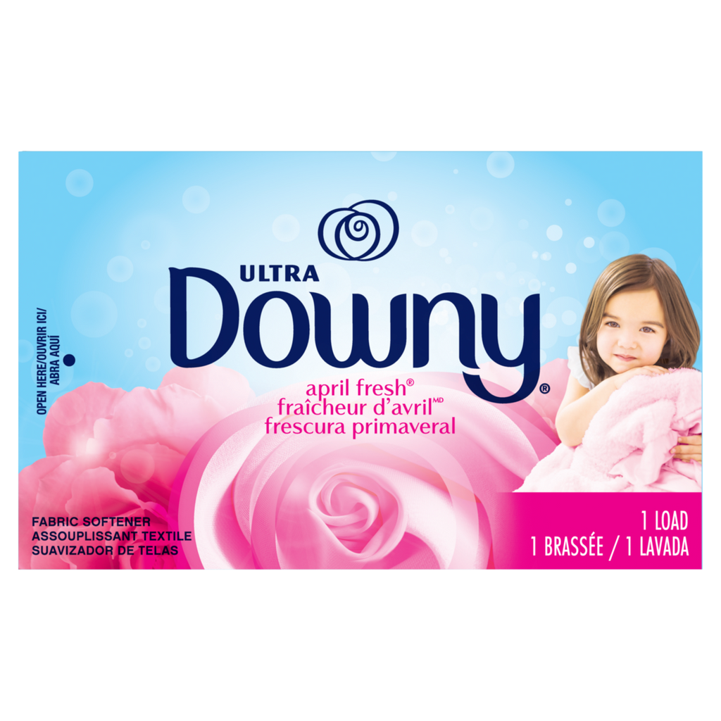 Downy April Fresh Liquid Fabric Conditioner (Fabric Softener) Single Use - 0.85oz/156pk