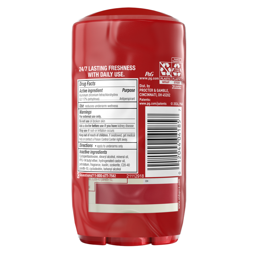 Old Spice Men's Antiperspirant And Deodorant Timber With Sandalwood 24/7 Sweat Protection Twin Pack - (2x2.6)oz/6pk