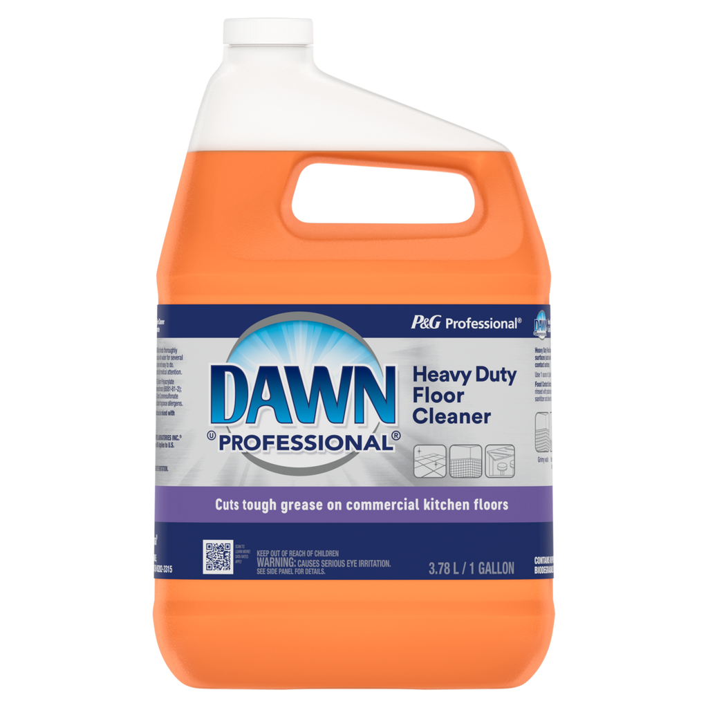 Dawn Professional Heavy Duty Floor Cleaner Concentrate 1 Gallon - 128oz/3pk
