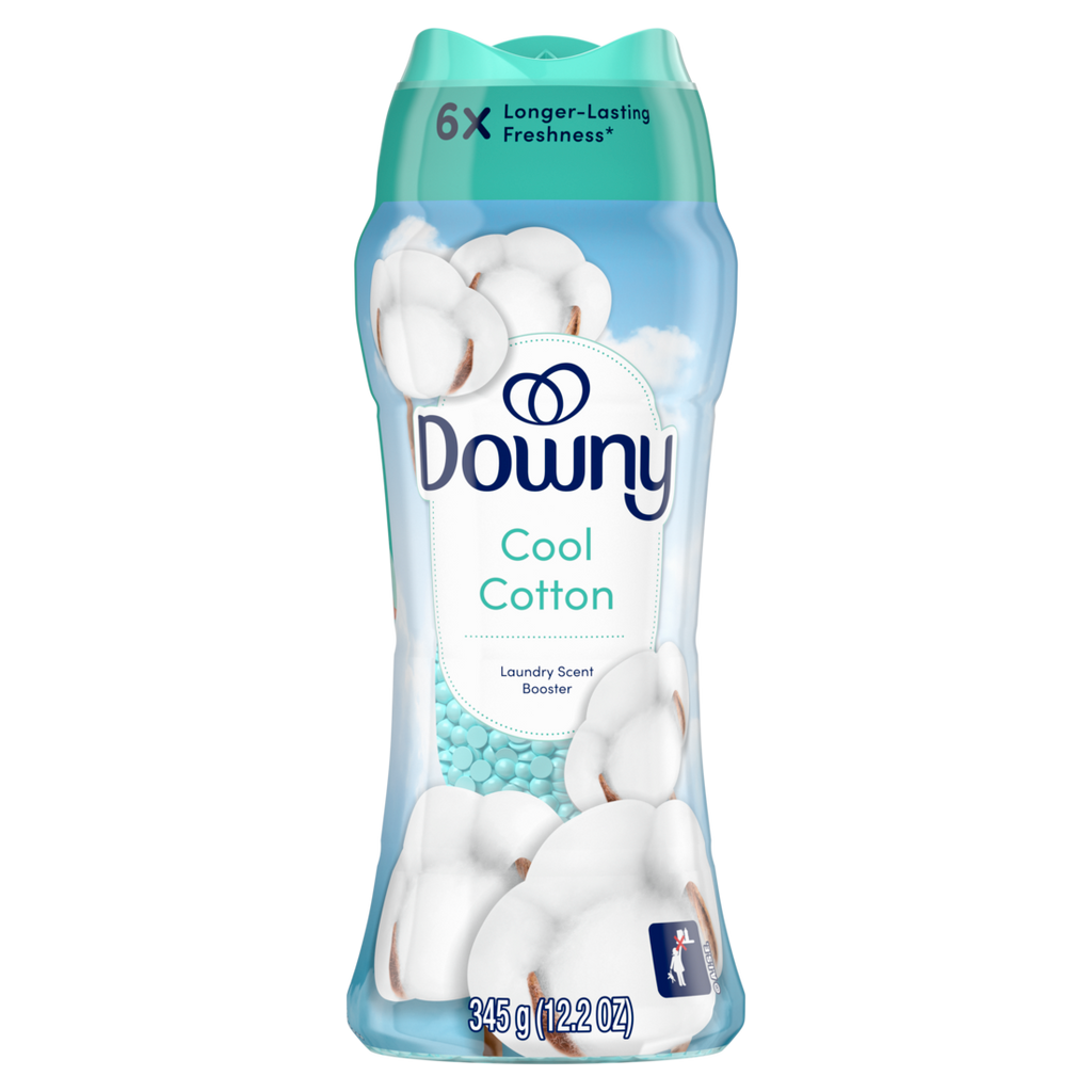 Downy Cool Cotton In-Wash Laundry Scent Booster Beads Laundry Scent Beads  Long-Lasting Freshness - 12.2oz/4pk