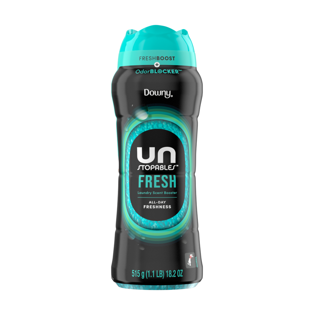 Downy Unstopables In Wash Scent Booster Beads Fresh Scent Laundry Beads For Odor Protection Downy Scent Booster Beads Laundry Scent Boosters - 18.2oz/4pk