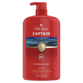 Old Spice Red Collection Body Wash For Men Captain Scent Shower Fresh Lasting Scent - 33.4oz/4pk