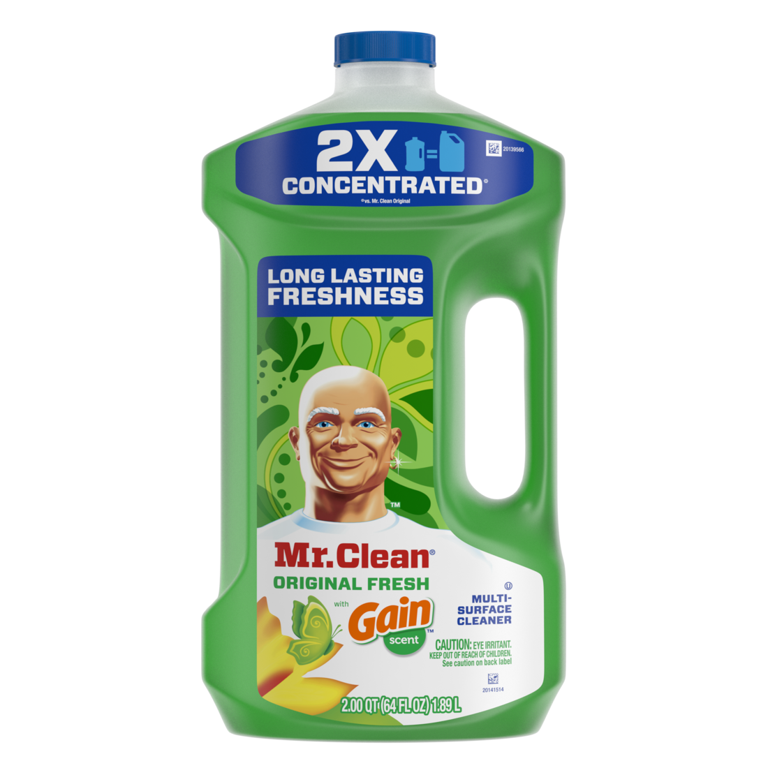 Mr. Clean All Purpose Cleaner  Floor Cleaner For Mopping Cleaning Liquid Gain - 64oz/4pk