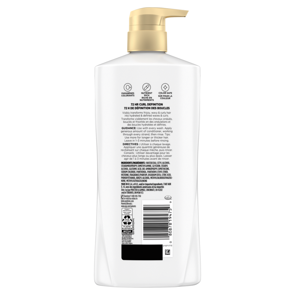 Pantene Curl Perfection 72 HR Curl Definition Conditioner - 16oz/4pk