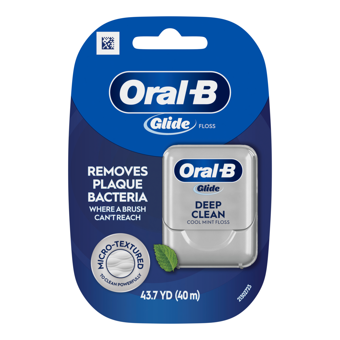 Oral-B Glide Deep Clean Cool Mint Dental Floss 40m/43.7yd - 1ct/48pk