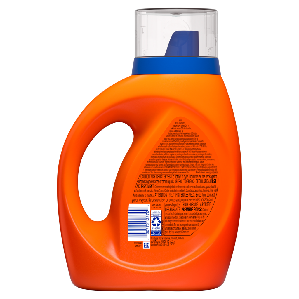 Tide Bleach Alternative Liquid Laundry Detergent Original Scent 29 Loads He Compatible - 42oz/6pk