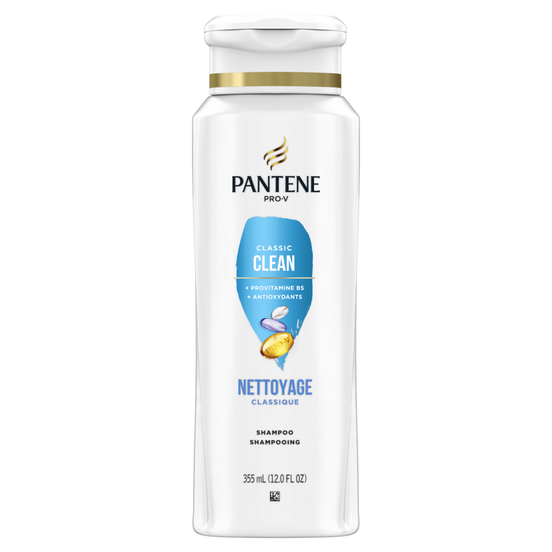 Pantene Classic Clean 72 HR Nourishment Shampoo - 12oz/6pk