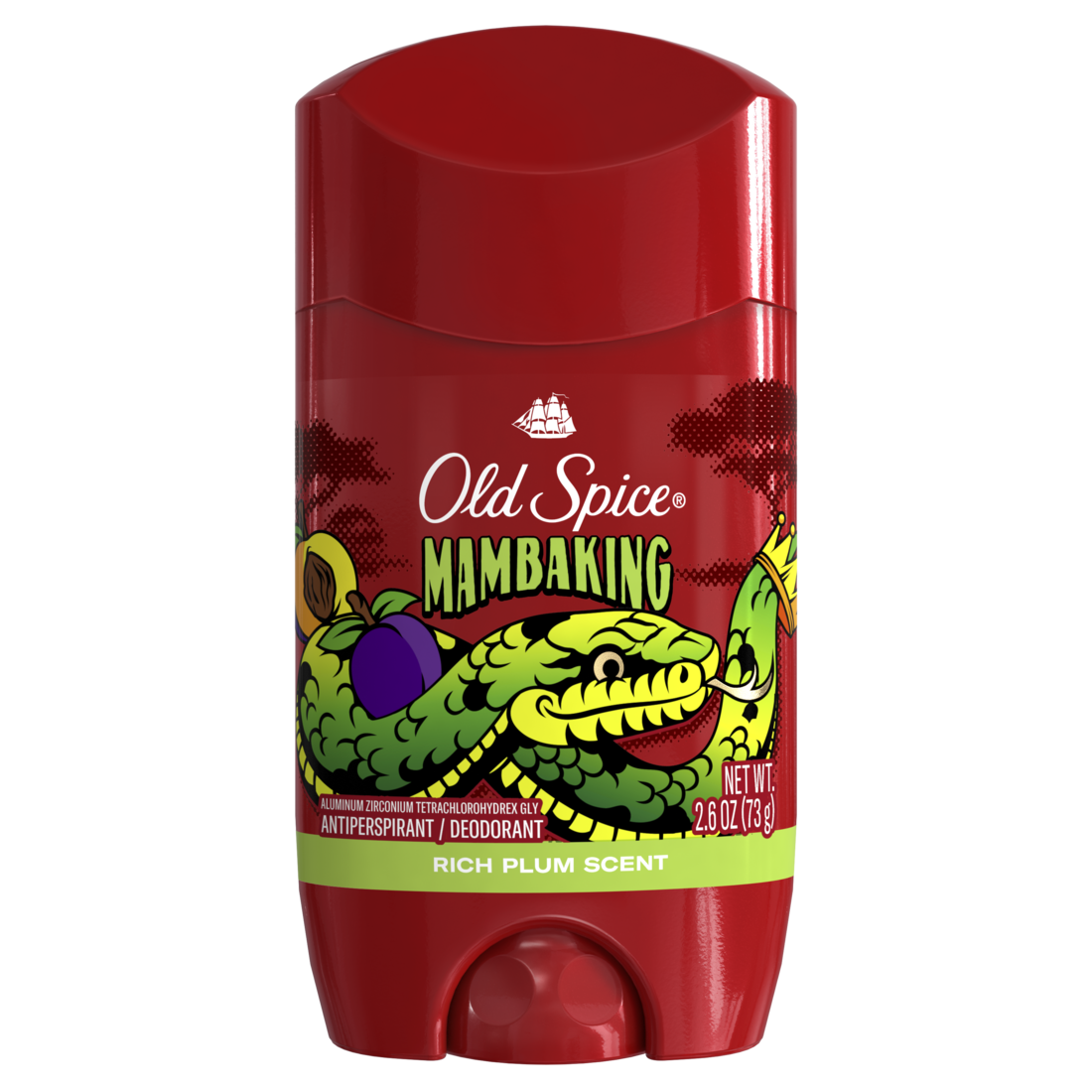 Old Spice Antiperspirant And Deodorant For Men 24/7 Freshness Long Lasting Sweat And Odor Protection Legendary Fragrance Mambaking Rich Plum Scent - 2.6oz/12pk