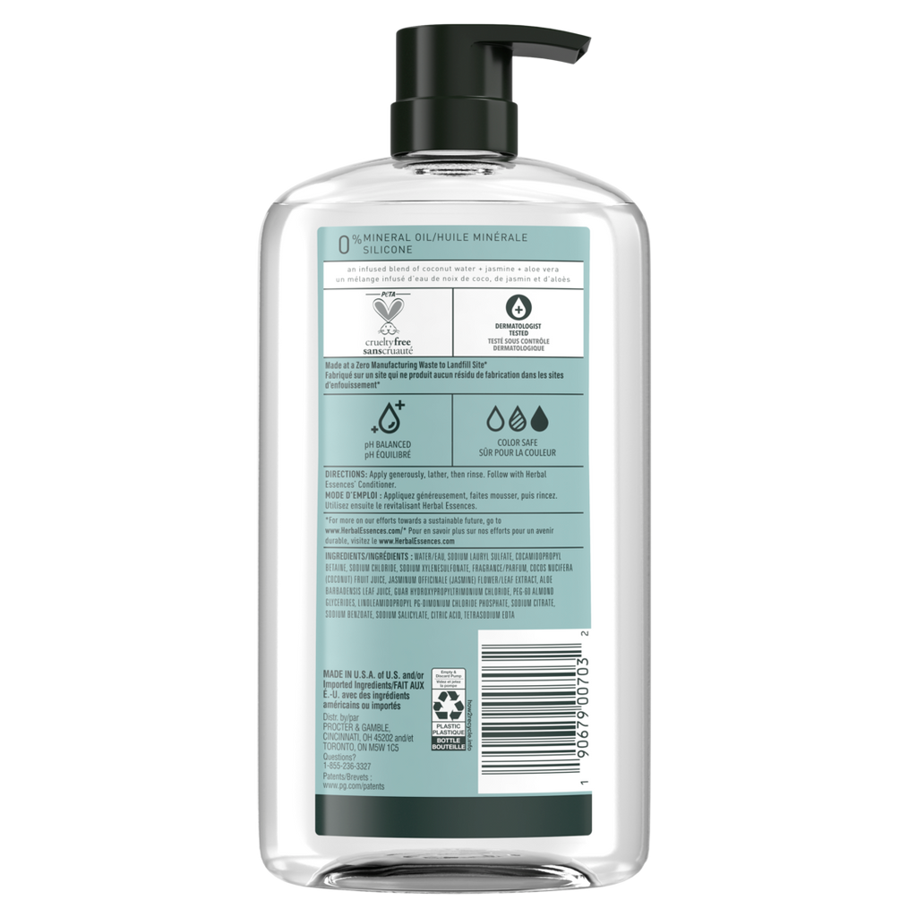 Herbal Essences Classics Hydrate Coconut Water & Jasmine Shampoo - 29.2oz/4pk
