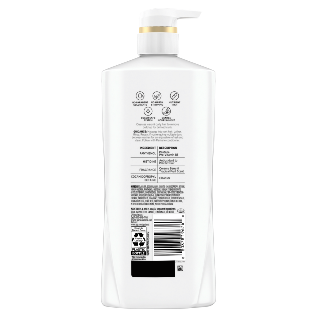 Pantene 72HR Curl Perfection Shampoo - 27.7oz/4pk