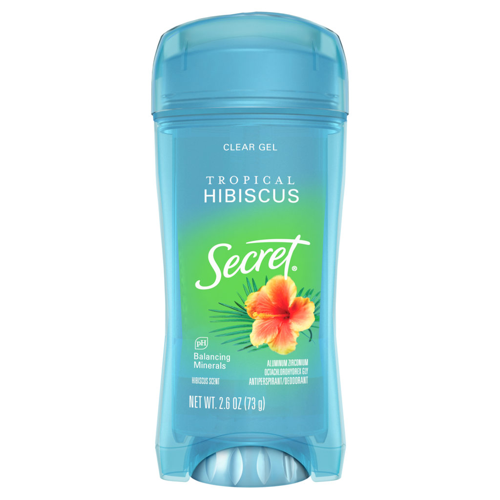 Secret Fresh Clear Gel Antiperspirant And Deodorant For Women Tropical Hibiscus - 2.6oz/12pk