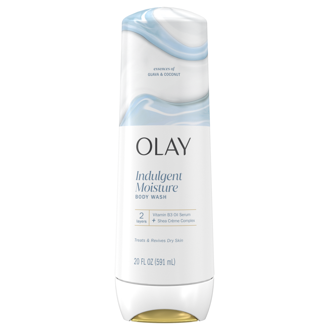 Olay Indulgent Moisture Body Wash Infused With Vitamin B3 Notes Of Guava And Coconut - 20oz/4pk