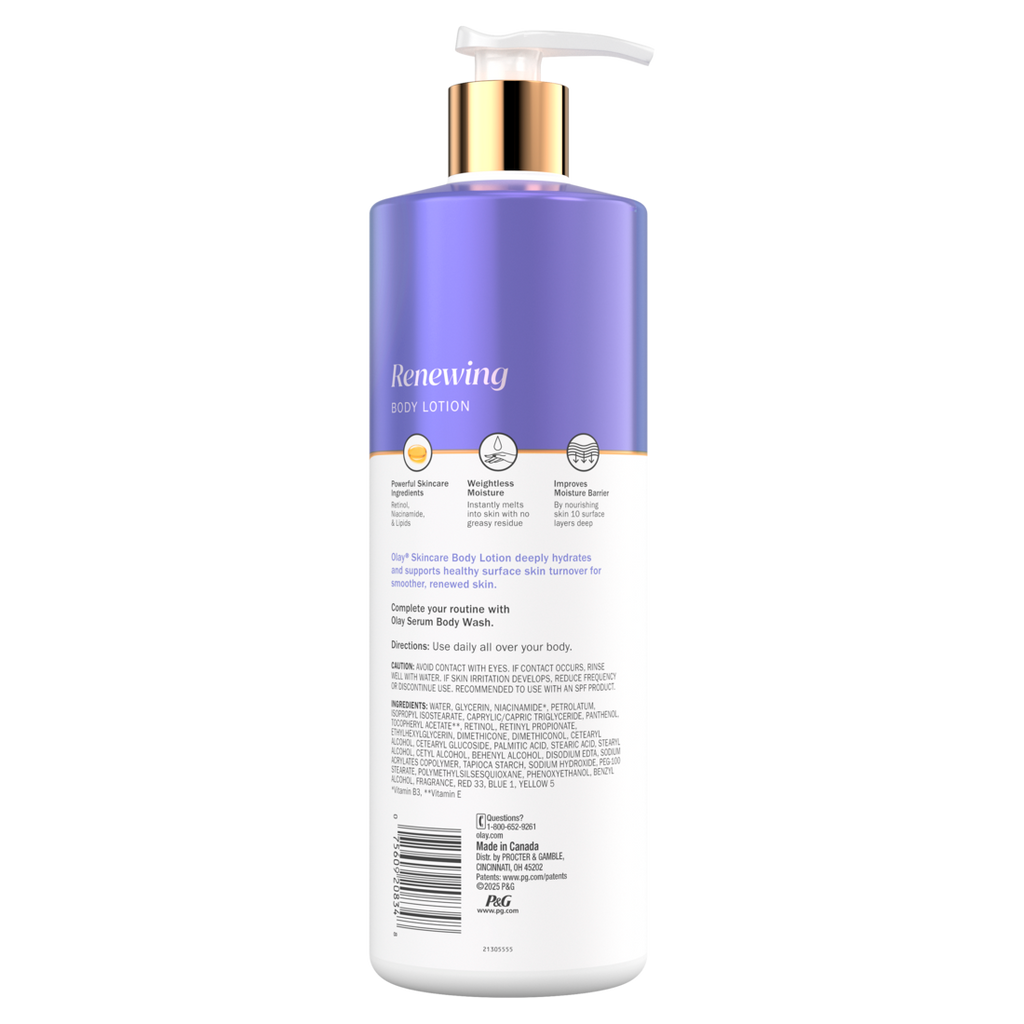 Olay Renewing Body Lotion With Retinol Body Lotion For Smoother Skin - 17oz/6pk