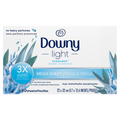 Downy Light Mega Dryer Sheets Fabric Softener Dryer Sheets Ocean Mist - 80ct/4pk