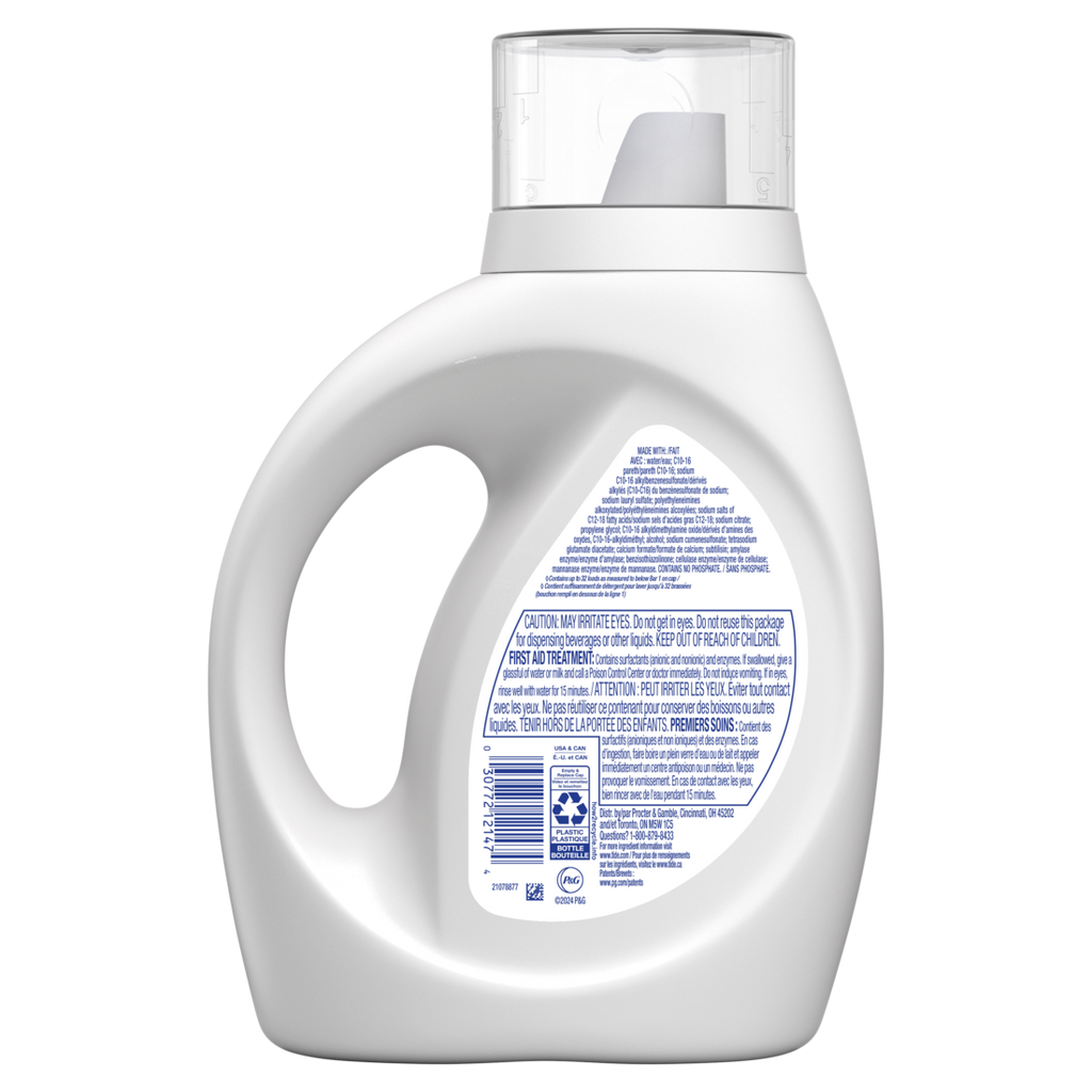 Tide Free & Gentle Liquid Laundry Detergent 32 Loads Tide Laundry Detergent Clean Laundry Detergent - 42oz/6pk