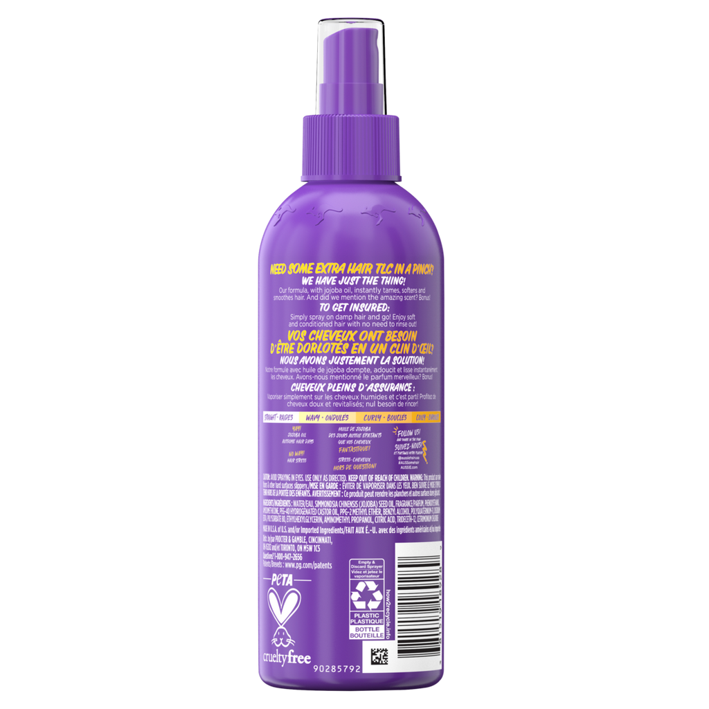 Aussie Hair Insurance Leave-In Conditioner For All Hair Types - 8oz/12pk