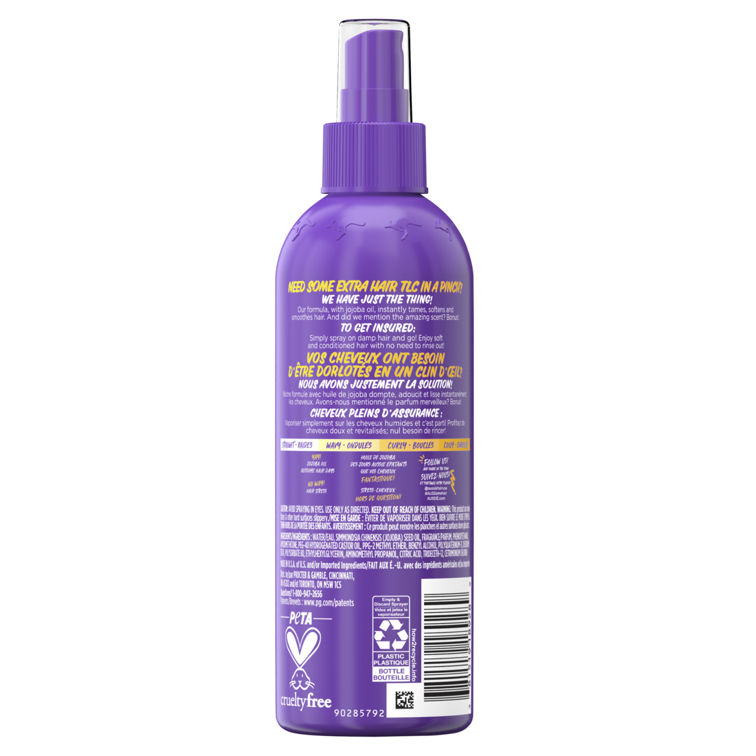 Aussie Hair Insurance Leave-In Conditioner For All Hair Types - 8oz/12pk