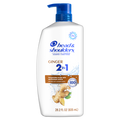 Head And Shoulders 2-in-1 Dandruff Shampoo And Conditioner Anti-Dandruff Treatment Ginger For Daily Use Paraben Free - 28.2oz/4pk