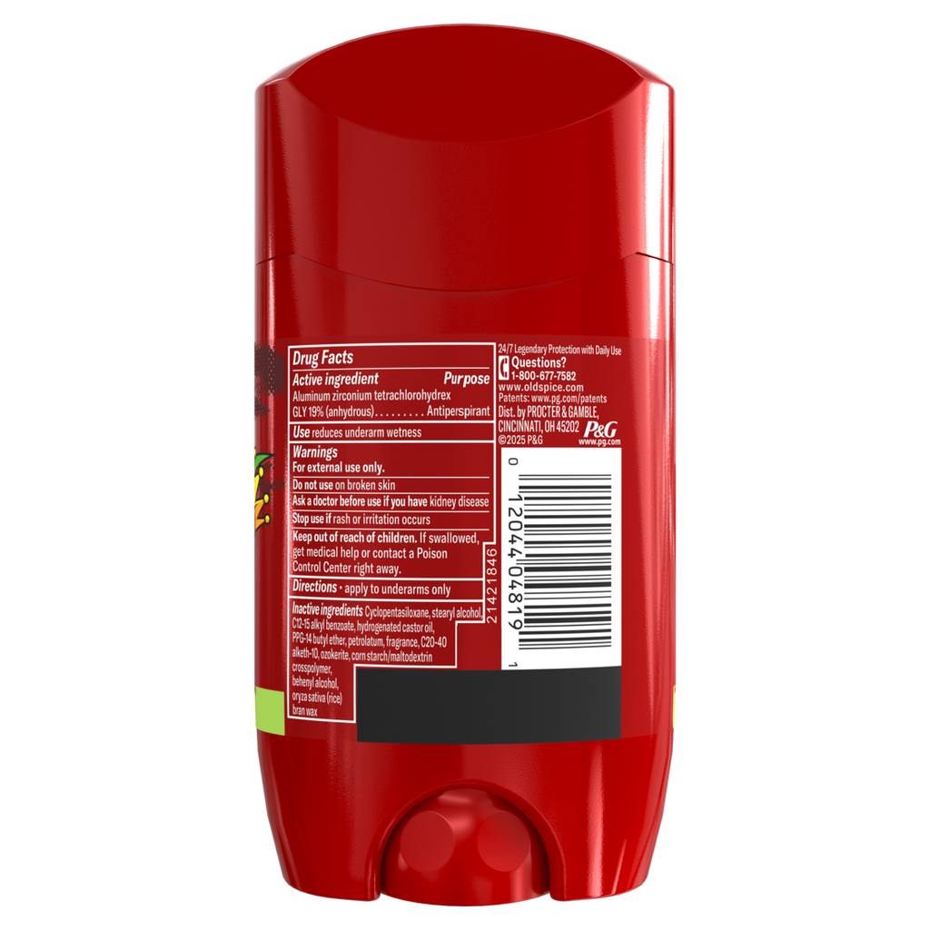 Old Spice Antiperspirant And Deodorant For Men 24/7 Freshness Long Lasting Sweat And Odor Protection Legendary Fragrance Mambaking Rich Plum Scent - 2.6oz/12pk