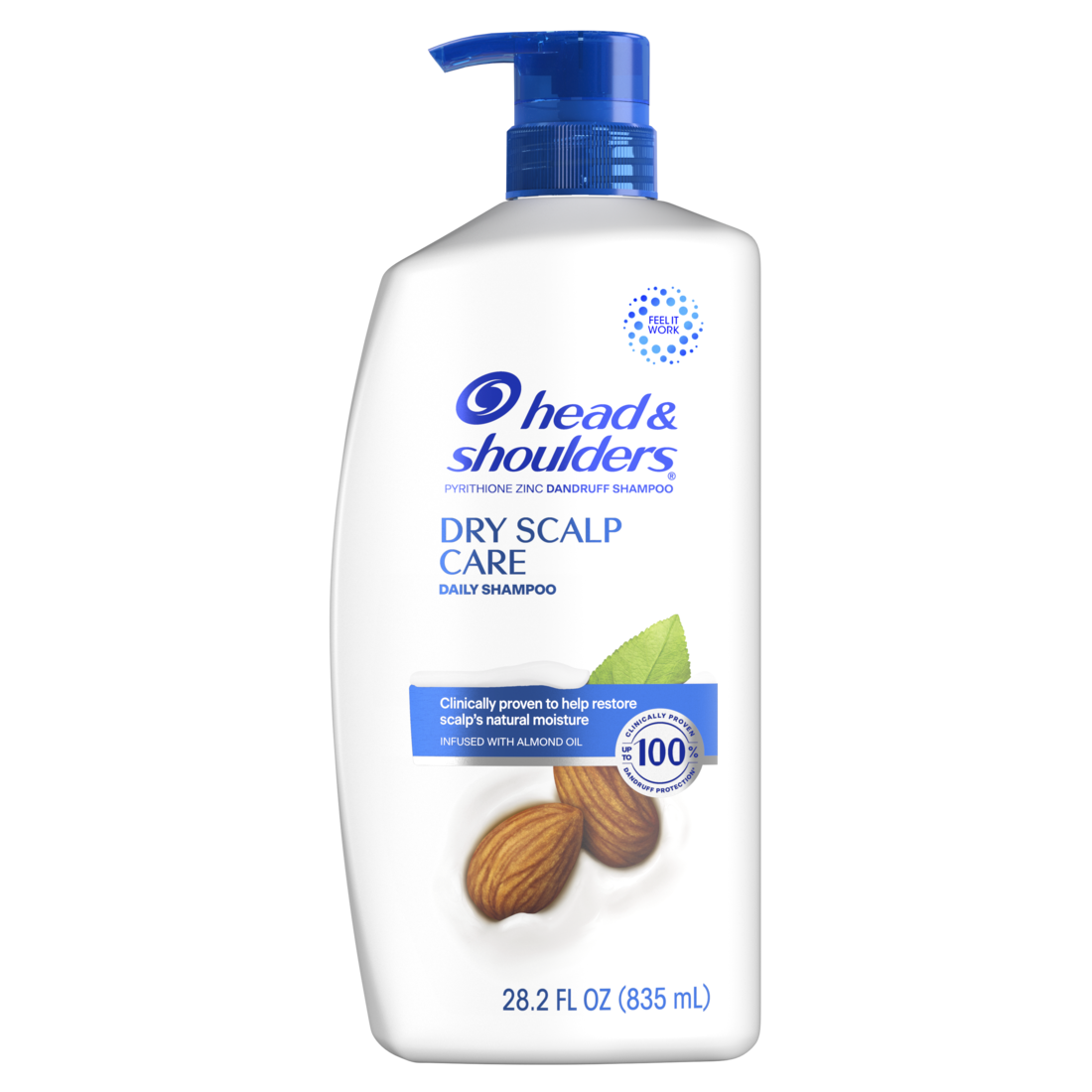 Head And Shoulders Dandruff Shampoo Anti-Dandruff Treatment Dry Scalp Care For Daily Use Paraben Free - 28.2oz/4pk