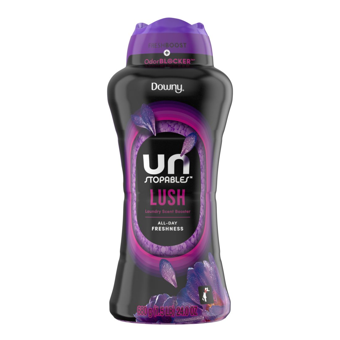 Downy Unstopables In Wash Scent Booster Beads Lush Scent Laundry Beads For Odor Protection Downy Scent Booster Beads Laundry Scent Boosters - 24oz/4pk