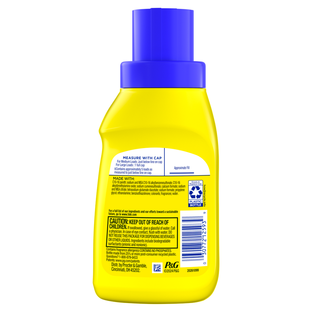 Tide Simply All-In-One Liquid Laundry Detergent Refreshing Breeze Scent 5 Loads - 8oz/12pk