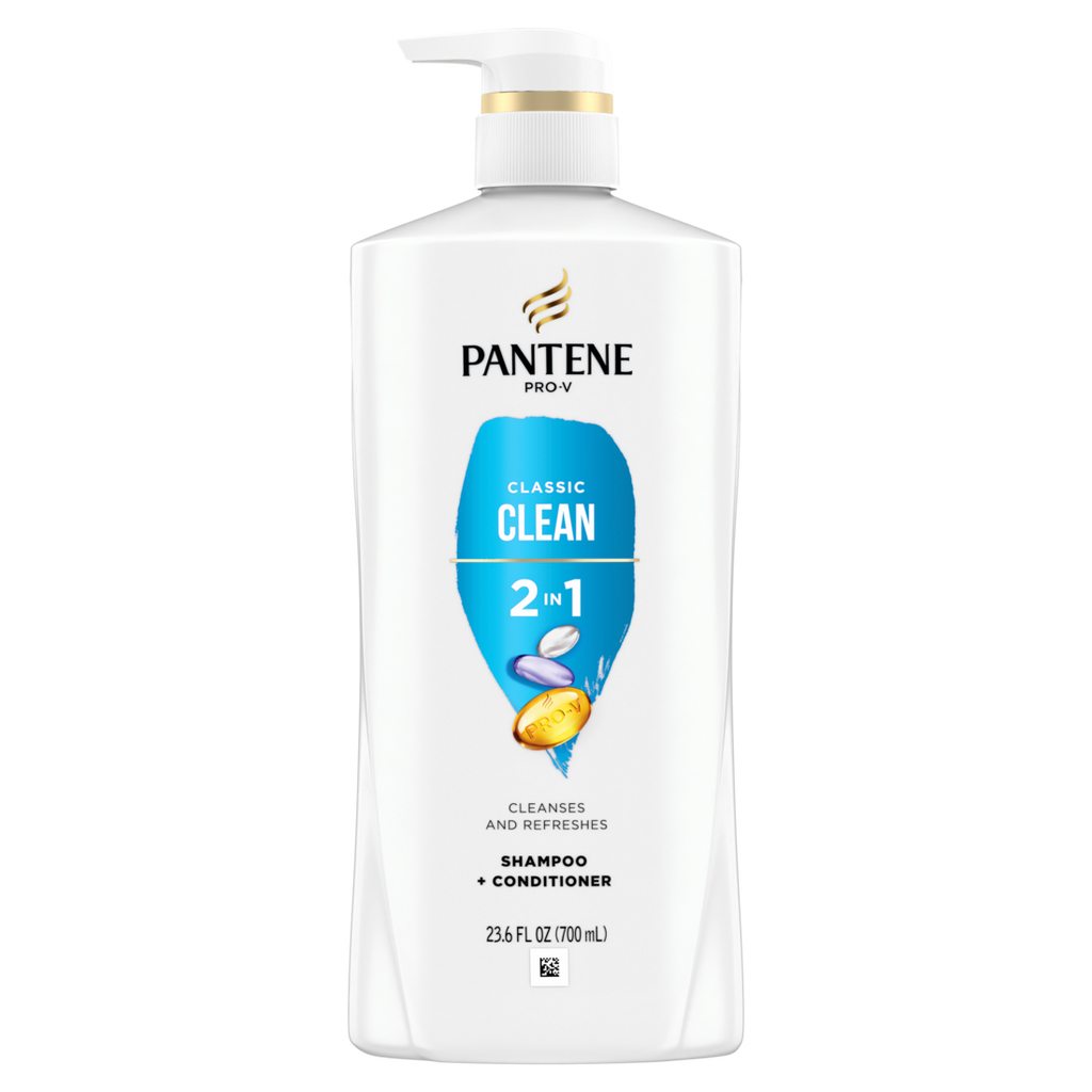 Pantene Classic Clean 2-in-1 Shampoo & Conditioner - 23.6oz/4pk