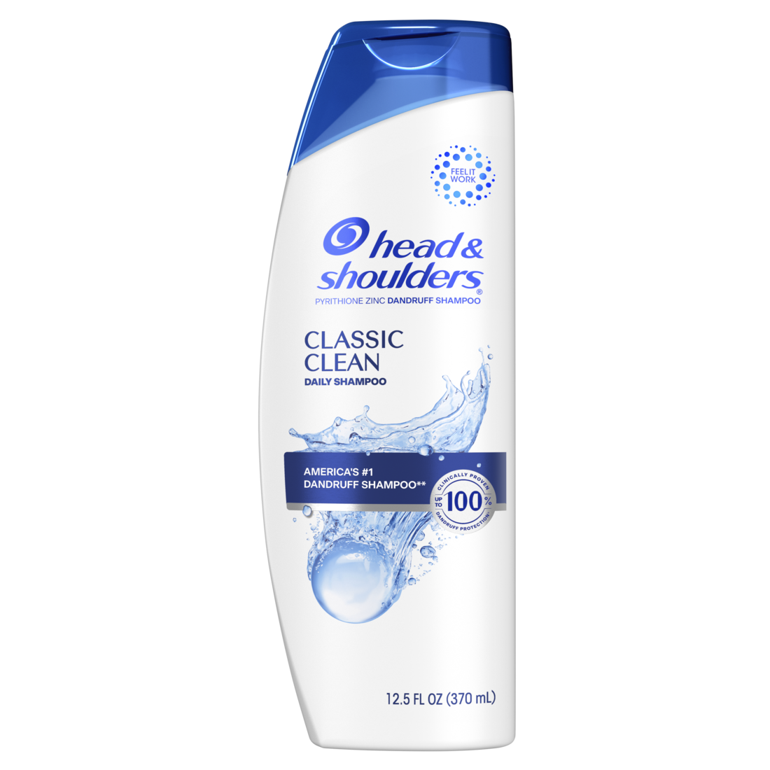 Head And Shoulders Dandruff Shampoo Anti-Dandruff Treatment Classic Clean For Daily Use Paraben Free - 12.5oz/6pk