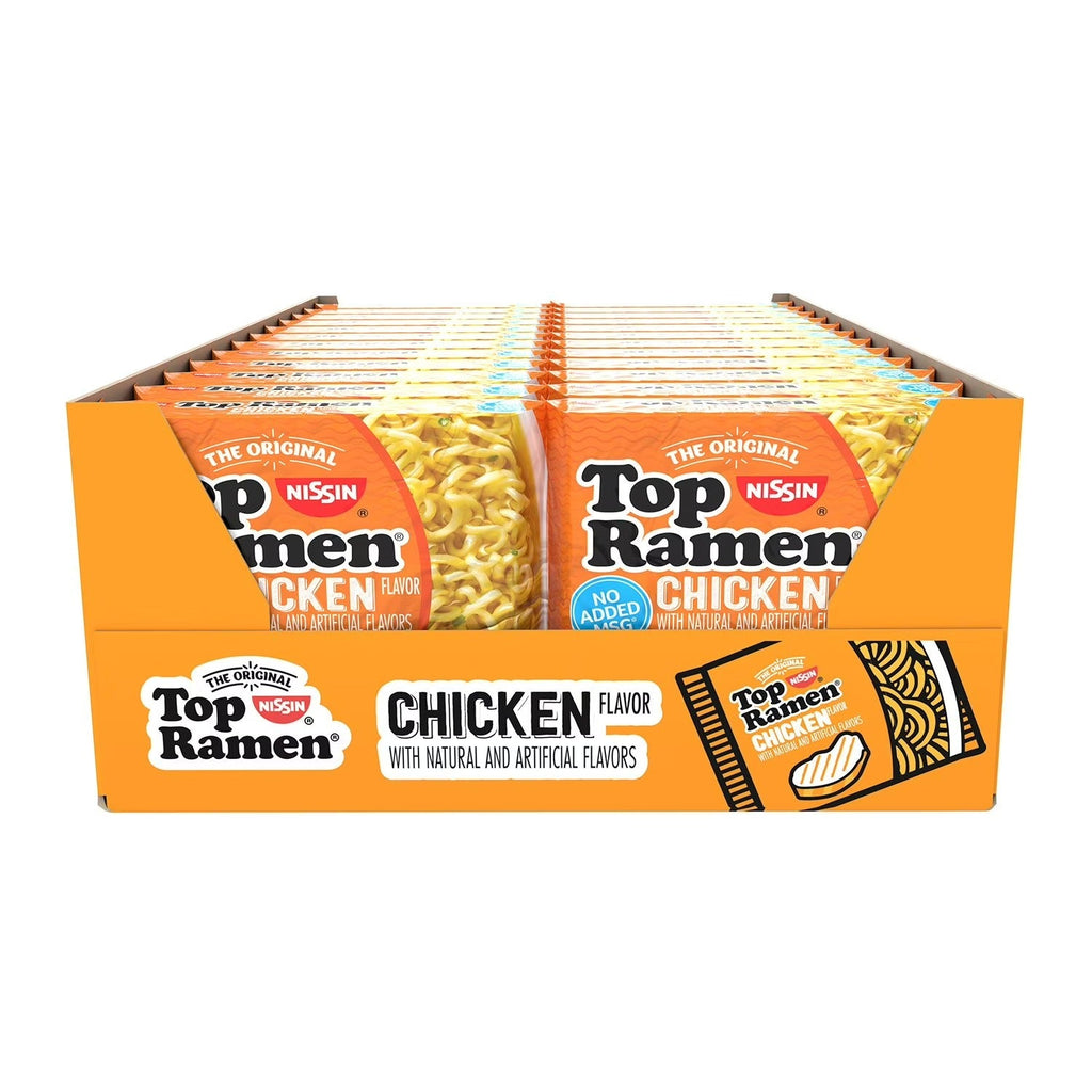 Nissin Top Ramen Chicken Noodle Soup - 3oz/24pk