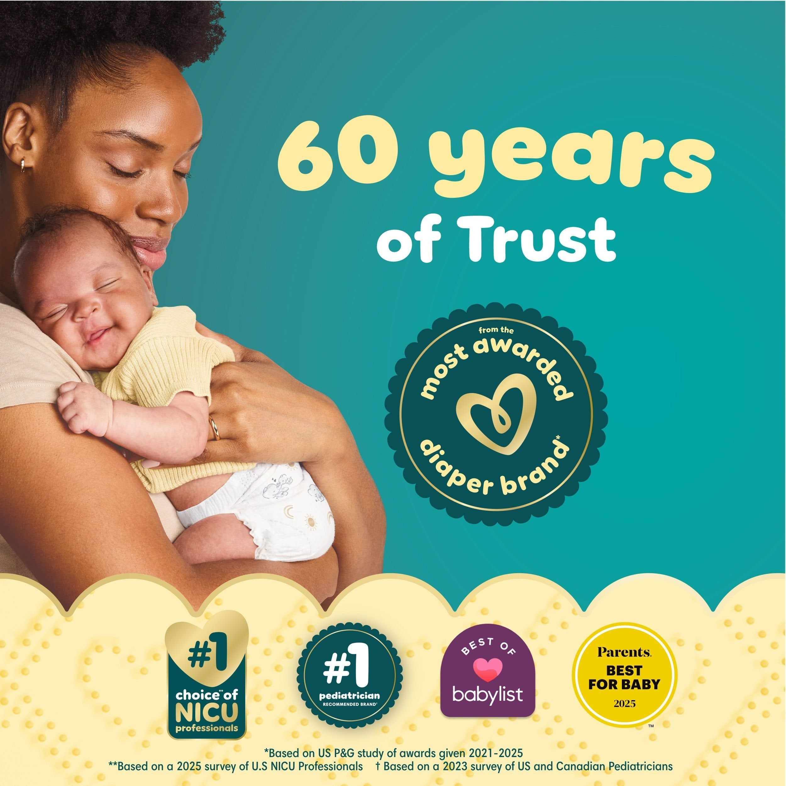 Pampers Swaddlers Diapers Size Newborn - 174ct/1pk
