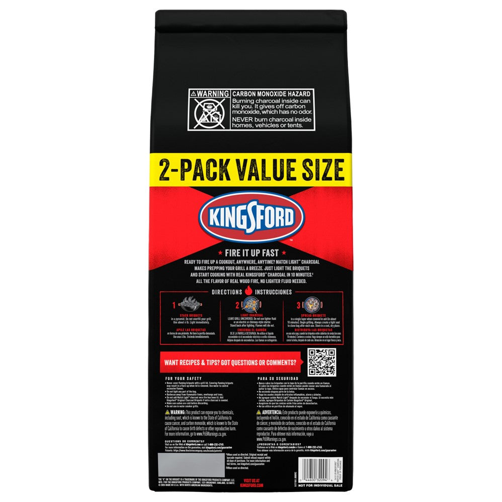 Match Light Briquets - (2x12)lb/1pk