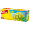Glad Food Storage Zipper Snack - 50ct/12pk
