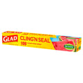 Glad Clingâ€˜N Seal Plastic Food Wrap 100 Square Foot Roll - 1ct/16pk