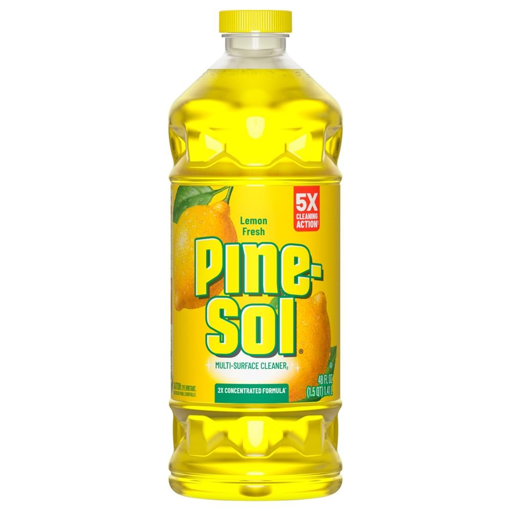Pine Sol Cleaner Lemon Citric Acid Formula - 48oz/6pk