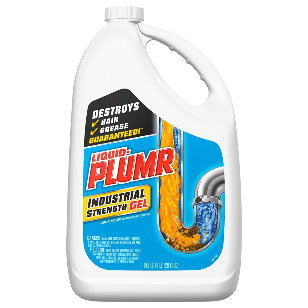 Liquid Plumr Industrial Strength Gel - 128oz/4pk