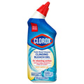 Clorox Toilet Bowl Cleaner Manual Clinging Bleach Gel Crisp Lemon - 24oz/12pk