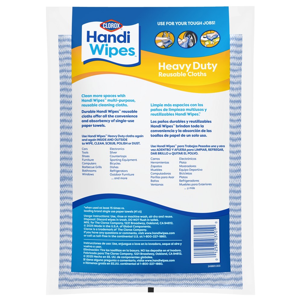 Clorox Handi Wipes Heavy Duty Perf Case - 3ct/12pk