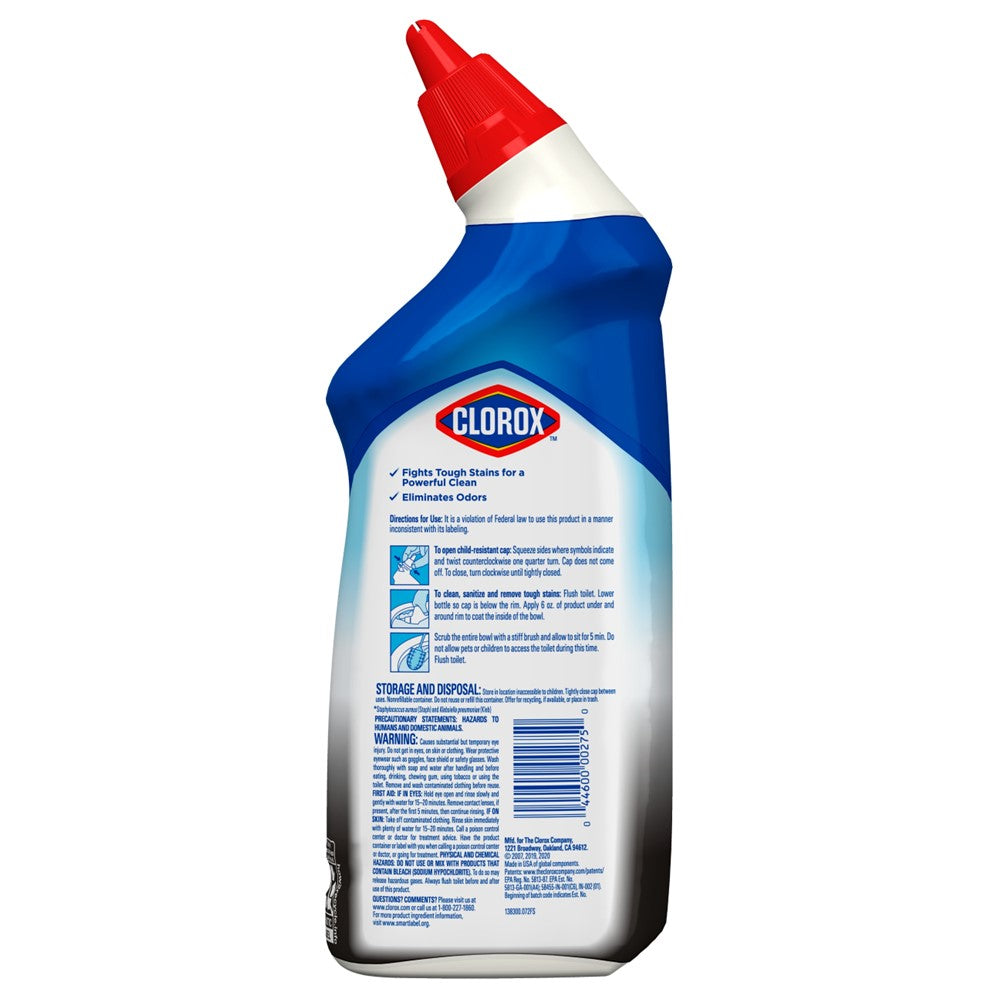 Clorox Toilet Bowl Cleaner Manual Heavy Duty Stain & Ring Remover - 24oz/12pk