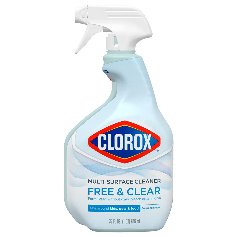 Clorox Multi-Surface Cleaner Free & Clear Of Fragrances & Dyes - 32oz/9pk