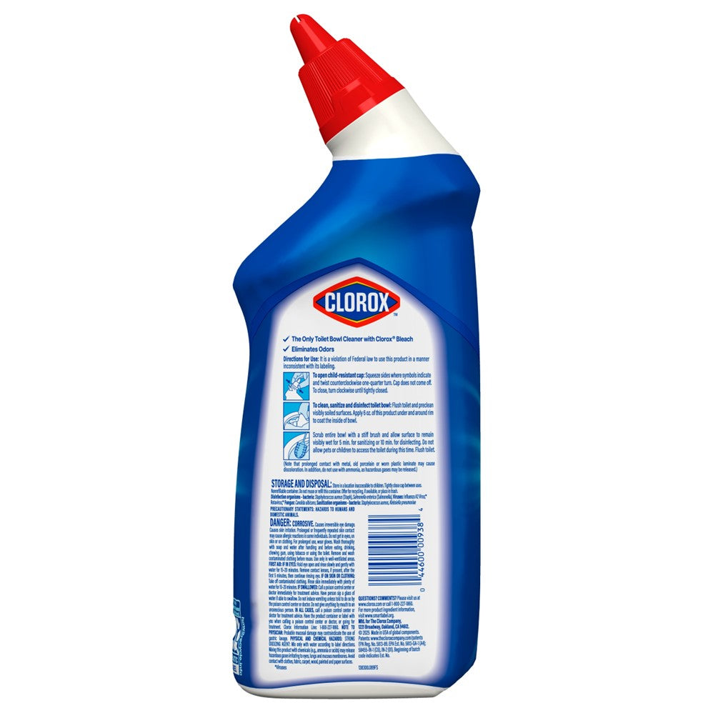 Clorox Toilet Bowl Cleaner Manual Rain Clean - 24oz/12pk