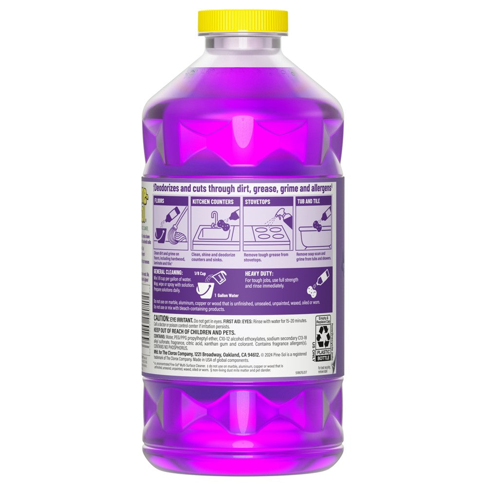 Pine Sol Cleaner Lavender Citric Acid Formula - 80oz/6pk