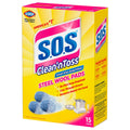 S.O.S. Clean 'N Toss Steel Wool Soap Pads - 15ct/6pk
