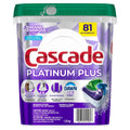 Cascade Platinum Plus Dishwasher Detergent ActionPacs Fresh Scent - 81ct/1pk