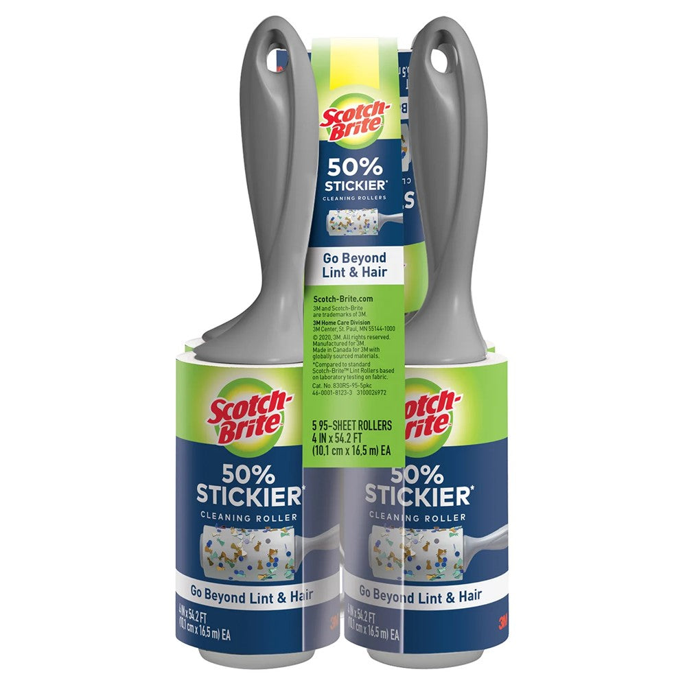 Scotch-Brite Lint Roller - 95ct/5pk